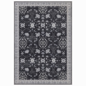 Covor Dreptunghiular INKA V6 Negru 160x230 cm - Img 2