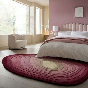 Covor Puddle Ombre Wool Mov 160x230 cm
