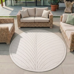 Covor Rotund NOVA V4 Crem 200x200 cm