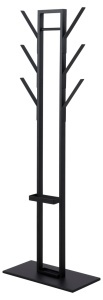 Cuier Vinson, Negru, 165x56x28 cm - Img 2