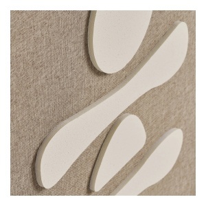Decoratiune de perete Diva, Maro/Bej, 2.5x50x70 cm