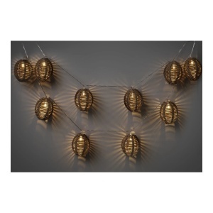 Instalatie lumini tip ghirlanda Carlisle, Natural, 180x6x6 cm - Img 4