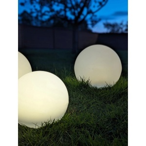 Lampa LED solara Lifton, Alb, 25x25x25 cm - Img 2