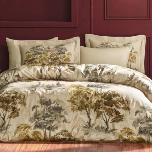 Lenjerie Feronia Brown King Size (Bumbac Egiptean)