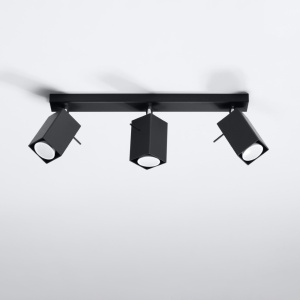 Lustra Merida Negru 45x6x16 cm - Img 2