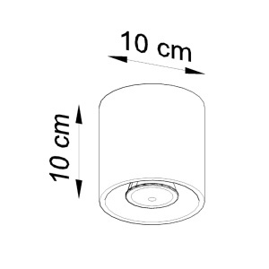 Lustra Orbis Gri 10x10x10 cm - Img 5