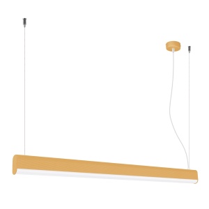 Lustra suspendata LED Farge Auriu 4000K 120x8x150 cm