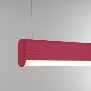 Lustra suspendata LED Farge Roz 4000K 120x8x150 cm - Img 5