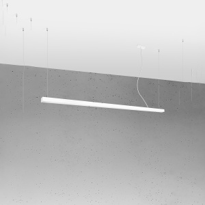 Lustra suspendata LED Pinne Alb 3000K 200x6x150 cm - Img 2