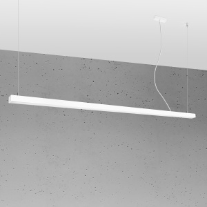 Lustra suspendata LED Pinne Alb 4000K 200x6x150 cm - Img 2