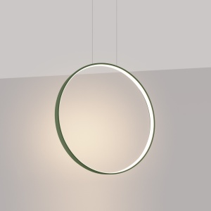 Lustra suspendata LED Rio 55 Olive 3000K 55x16x150 cm - Img 3