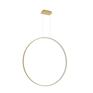 Lustra suspendata LED Rio Auriu 4000K 110x16x150 cm
