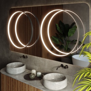 Lustra suspendata LED Rio Negru 3000K 55x16x150 cm - Img 14