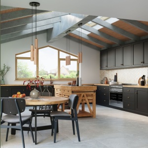 Lustra suspendata Lino din lemn, Natural 30x6x90 cm - Img 10
