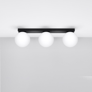 Lustra Yoli Negru 50x12x14.5 cm - Img 2
