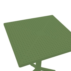 Masa de gradina, Groovy, Verde inchis, 60x60x76 cm - Img 3