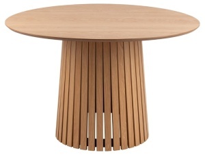 Masa dining Christo, Natural, 75x120x120 cm - Img 2
