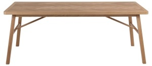 Masa dining Galway, Natural, 75x200x100 cm - Img 7