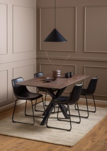 Masa dining Heaven, Maro, 75.5x160x90 cm - Img 2