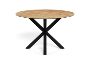 Masa dining Heaven, Natural, 75.5x119x119 cm - Img 5