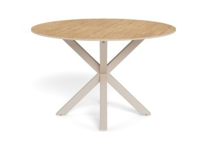 Masa dining Heaven V1, Natural, 75.5x119x119 cm - Img 3