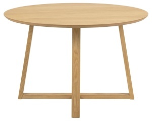 Masa dining Malika, Natural, 75x120x120 cm - Img 6