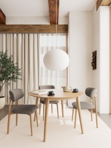 Masa dining Montreux, Natural, 75x154x115 cm