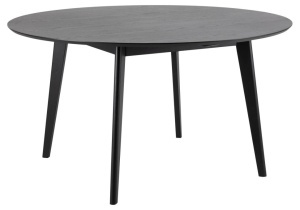 Masa dining Roxby, Negru, 76x140x140 cm - Img 6