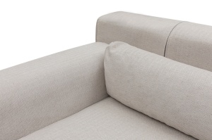 Modular Γωνιακός Καναπές Jivago Μπεζ 198x308x78 cm - Img 2