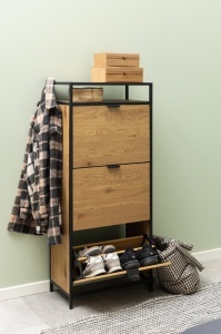 Pantofar Seaford, Negru, 129x56x30 cm - Img 2