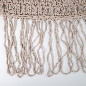 Parasolar roof macrame, Shelto, Crem, 400x400x37 cm - Img 5
