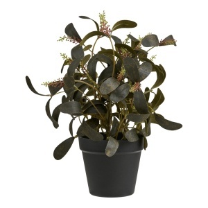 Planta decorativa artificiala, Verde, 22x22x35 cm - Img 4