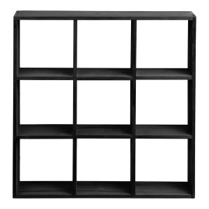 Raft de perete, Negru, 10x46x46 cm - Img 4