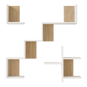 Raft de perete, Verso, Alb, 14.5x99.4x103 cm - Img 3