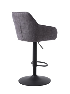 Scaun bar AVOLA SELECT, Grafit, 53x96-110x51 cm - Img 2