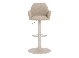 Scaun de bar Glenda, Gri, 114x52.5x52 cm - Img 3