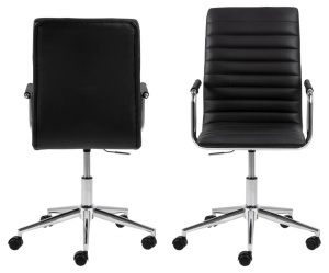 Scaun de birou Winslow V2, Negru, 103x51x58 cm - Img 2