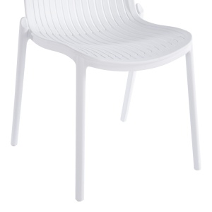 Scaun de gradina Stivuibil, Teragi, Alb, 43.5x58x82 cm - Img 7