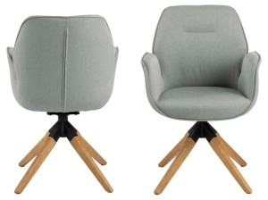 Scaun dining Aura V3, Gri, 91x60.5x58.5 cm - Img 4