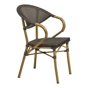 Scaun dining Calda, Maro inchis, 60x57x83 cm