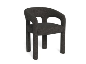 Scaun dining Cole, Gri, 76x58x55 cm - Img 3