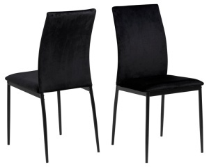 Scaun dining Demina, Negru, 92x43.5x53 cm - Img 2