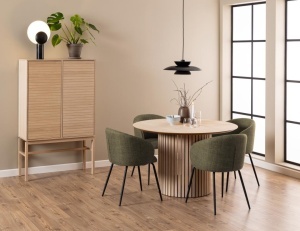 Scaun dining Eleanor, Verde, 79x55.5x55 cm - Img 2