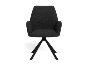 Scaun dining Glenda V1, Gri, 88.5x61x63 cm - Img 4