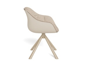 Scaun dining Lenny, Bej, 80x55x57 cm - Img 5