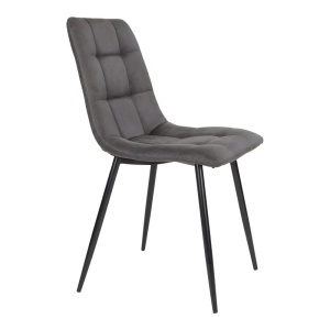 Scaun dining Middelfart, Gri, 55x44x86 cm