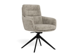 Scaun dining Roger, Gri, 90x62x67 cm - Img 7