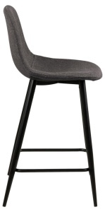 Scaun inalt Wilma, Gri, 91x43.5x48.5 cm - Img 5