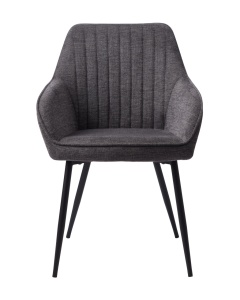 Scaun NOLAN V2, Gri inchis, 60x84x58 cm - Img 3