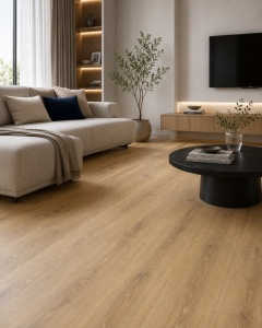 Set 14 buc. Parchet LVT, Pardoseala Vinil 2.5mm, Stomp, Bej, 15x1050 cm / 2.2 mp, Delta 8807-18
